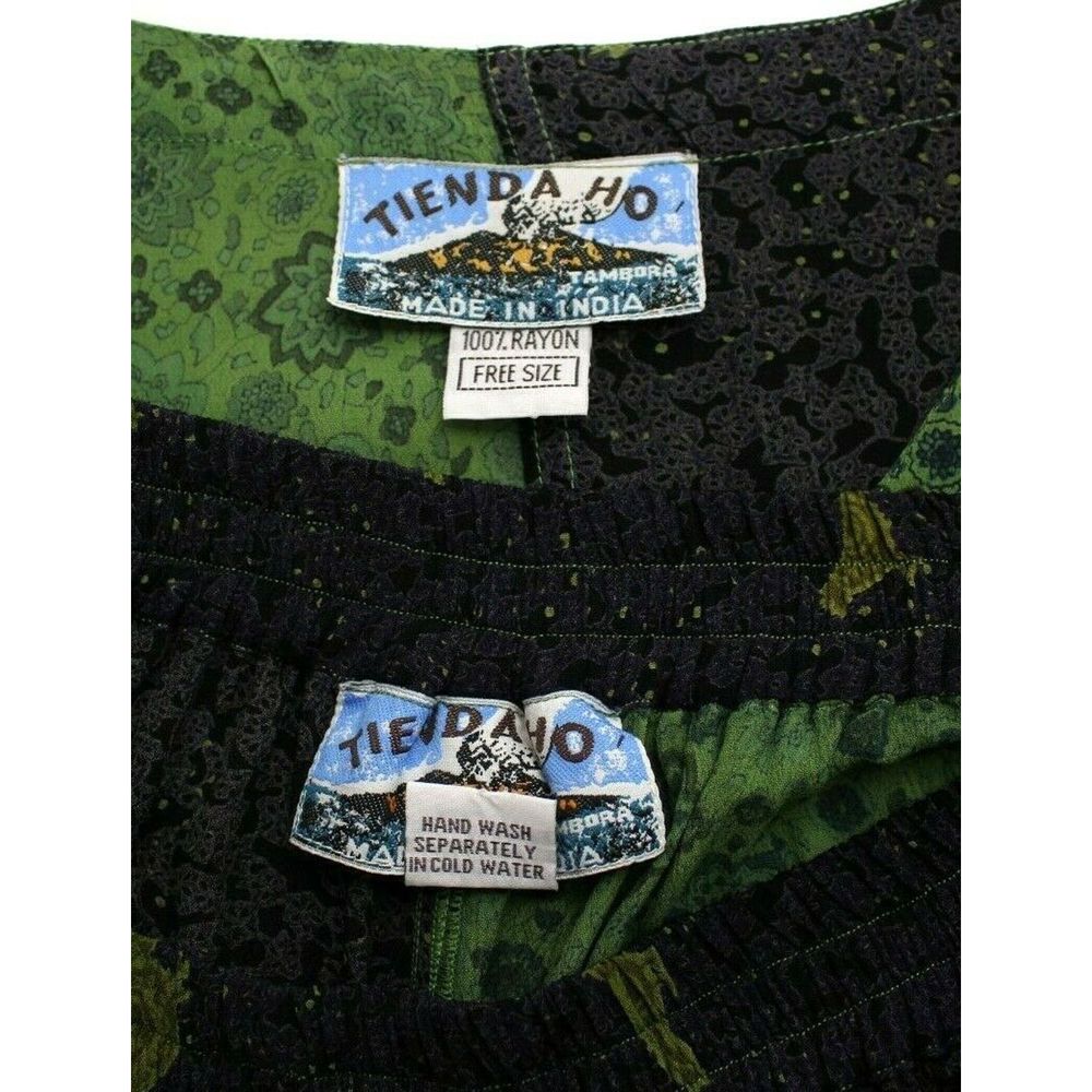 *RARE* Tienda Ho Pants Set Lagenlook Artsy Boho Comfy AF - Picture 8 of 10